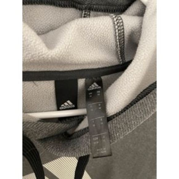 ✧ Just Like New ✧ ADIDAS ║ MEN'S GREY HOODIE - Picture 2 of 3